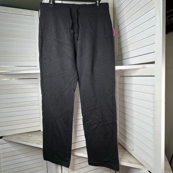 Made for Life Black Fleece Lounge Joggers Women's Petite Small NWT‎ Relaxed Fit - Picture 1 of 6
